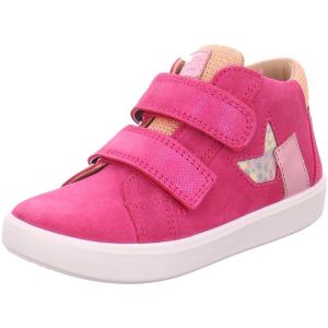 Superfit Chaussures d'apprentissage de la Marche pour bébé Fille, Rose Orange 5510, 22 EU
