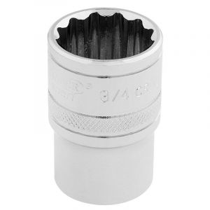 Image de Draper Tools H-AF/B 1/2in Square Drive Hi-Torq 12 Point Socket 3/4in
