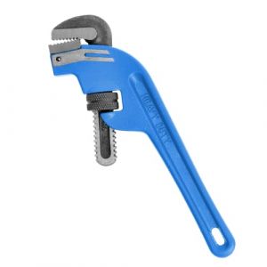 Högert Technik - Clé à tube Stillson, pince à tube courbée, 450 mm, 18" - Pince multiprise pour professionnels et bricoleurs, réparation de tuyaux d'égout ou de chauffage
