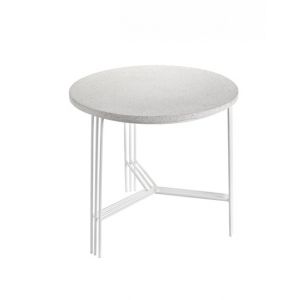 Serax Table basse Terrazzo / Ø 50 x H 45 cm blanc en métal