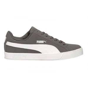 Puma Smash Vulc, Baskets Homme, Grigio Steel Gray Bianco, 44.5 EU