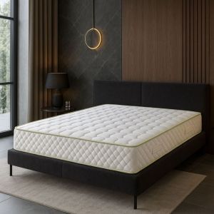 Matelas 160x200 x 21 cm - Souple - Aertech+ 35 Kg/m3 HR Dernière Génération - Très Respirant