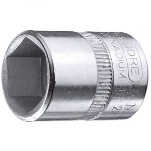 Gedore Douille 1/4'' métrique, Cote s/plats : 11 mm, Long. 24,7 mm -
