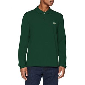 Lacoste Basic polo manches longues Hommes vert T. M