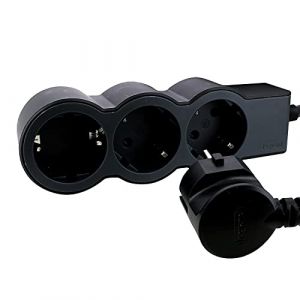 Legrand Multiprise 6x Schuko 2P+1T 5m Noir/Gris