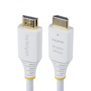 StarTech.com C&acirc;ble HDMI 2.0 Certifi&eacute; Premium haut d&eacute;bit 18Gbps 4K 60Hz - 3 m - Blanc