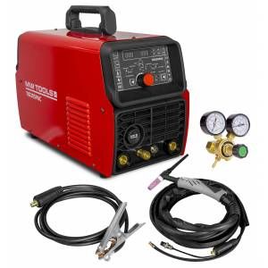 Image de Mw-tools Poste à souder TIG AC/DC pulse 200 A + accessoires TIG205PAC