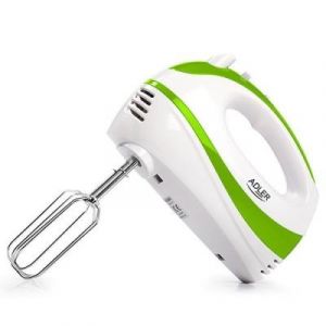 Adler Camry AD 4205 g Mixer 5 speed Turbo buton 300W White/Green (AD 4205g)