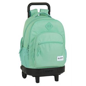 Safta Cartable à roulettes Compact BlackFit8 Turquoise - - - BlackFit8