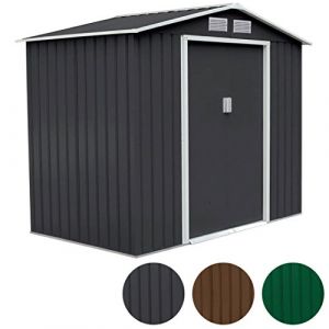 Hattoro - S200 xxl Abri de jardin en métal gris