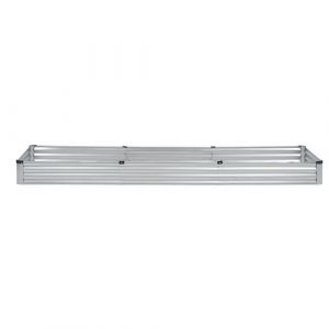 VEVOR Jardinière Lit de Jardin Surélevé Potager Métal Galvanisé 3605x1205x285 mm