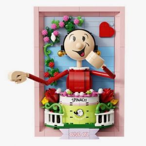 Figurines - Pantasy - 86404 - Portrait 3D Olive Oyl - 300 pièces - Montage facile