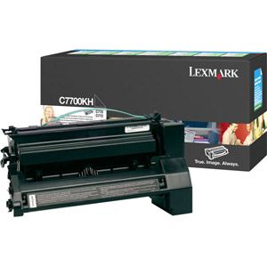 Image de Lexmark C7700KH - Toner noir 10000 pages