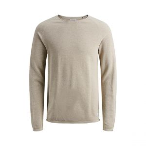 Image de Jack & Jones Pull en maille gris clair