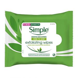Simple Kind To Skin Exfoliating Facial Wipes 25S