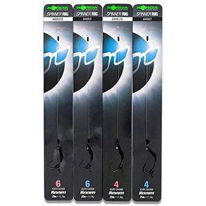 Korda Bas de Ligne sans ardillon Spinner Rig Kur Boom 7
