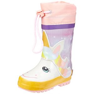 Playshoes Bottes de pluie en caoutchou bébé fille Unicorn
