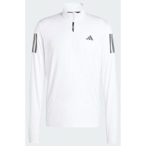 Adidas Homme Own The Run Half-Zip Jacket, White/White, S