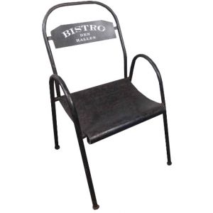 Antic Line créations Chaise métal Bistro des halles