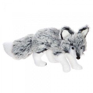 DÉCO RENARD DEBOUT 22,5CM Blanc