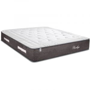 BELLECOUR LITERIE Ensemble PRIVILEGE 180x200 cm Matelas Ressorts ensachés + Protège matelas anti punaise