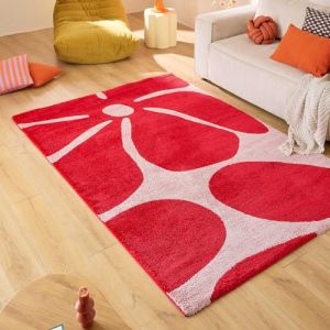 Nazar Rugs - Tapis GROOVY 385 rouge - 160x230 cm