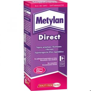 Metylan Colle &agrave; papier peint vinyle Methylan Direct 200 g sur tissu non tiss&eacute;