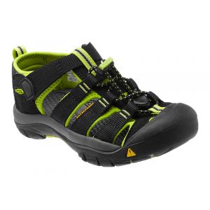 Keen Newport H2 - Sandales de Randonn&eacute;e - Mixte Enfant - Vert (Black/Lime Green) - 24 EU