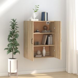 VidaXL Armoire suspendue Chêne sonoma 69,5x34x90 cm Bois d'ingénierie