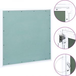 VidaXL Panneau d'acc&egrave;s Cadre en aluminium plaque de pl&acirc;tre 700x700 mm