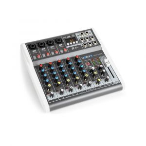 Vonyx VMM-K602 Table de mixage à 6 canaux Bluetooth Interface audio USB