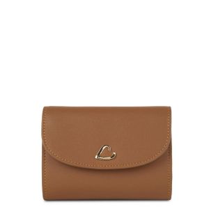 Image de Lancaster Portefeuille en cuir ref_50463 Noisette 13*10*3 Marron