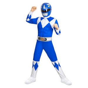 Déguisement Power Ranger bleu enfant - Funidelia- 118784- Déguisement garçon et accessoires Halloween carnaval et Noel
