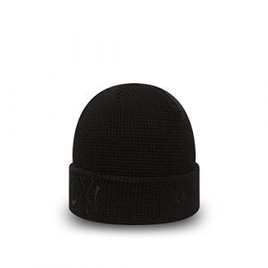A New Era Bonnet Essential Waffle Noir Bonnet Homme