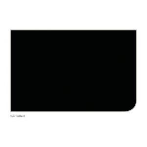 AKW International Panneau mural noir brillant 2420x600mm INTERNATIONAL