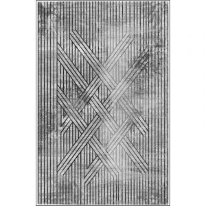 Mani Textile - Tapis FISUN Gris Dimensions - 300x400