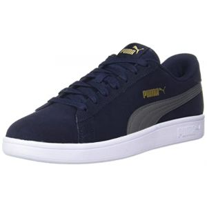 Puma Smash V2, Basket Mixte, Newnavy Castlerock Gold, 43 EU