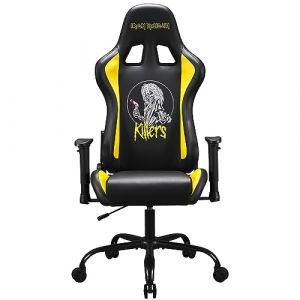 Subsonic - Chaise gaming Iron Maiden Killers, fauteuil gamer Noir taille L