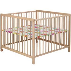 Image de Geuther Parc bébé Merlin Plus, naturel, 95 x 97 cm 031 Chouettes