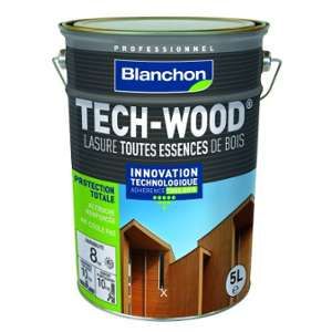 Blanchon Lasure Tech-Wood Blanc - 5L