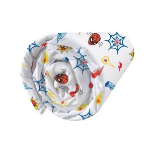 Cti Drap-Housse imprim&eacute; 100% Coton, Spiderman Home Avenger 90x190 cm