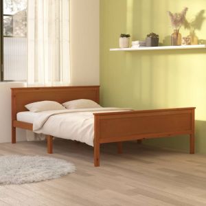 VidaXL Lit de miel en bois &eacute;l&eacute;gant et simple design diff&eacute;rentes tailles taille : 160 x 200 cm
