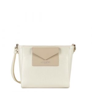 Lancaster Sac Bandouliere Sac trotteur Zippée Maya 517-24 Blanc Nacré
