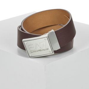 Ceinture Emporio Armani EA7 TRAIN CORE ID U BELT REVERSIBLE Marron - Taille Unique