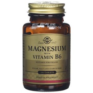 Solgar Magnesium avec vitamine b6 - 100 comprimés