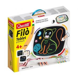 Quercetti Jeu de dessin lacets Filo Tablette Premium