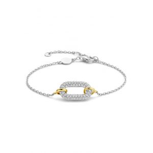 Ti sento Bracelet Femme 23007ZY - Argent, plaqué or