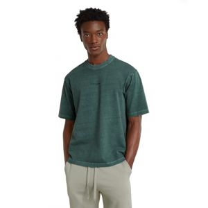 G-Star Raw Pour homme. T-shirt oversdyed Center Boxy vert