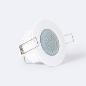 TechBrey Détecteur de Mouvement Encastré PIR 360° IP65 Blanc