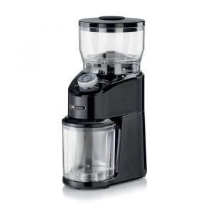 Ariete 3023 Moulin &agrave; caf&eacute; 3023, Moulin &agrave; caf&eacute; avec meules coniques en acier inoxydable, 200 W, 14 niveaux de broyage, Capacit&eacute; du r&eacute;servoir 200 g, 2 &agrave; 12 tasses, Noir